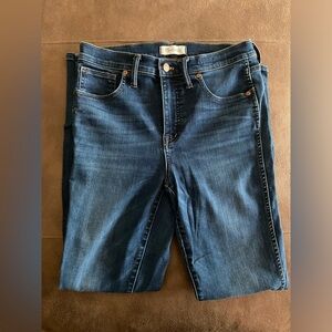 Madewell 10” High-Rise Skinny Jeans - Size 29 Tall